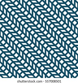 Abstract geometric grid. Blue minimal graphic design print pattern