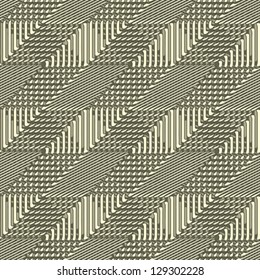 Abstract geometric grid ornament. Seamless pattern. Vector.