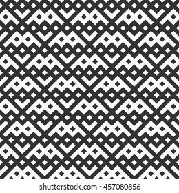 Abstract geometric grid seamless pattern.