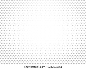 abstract geometric halftone background in different planes  