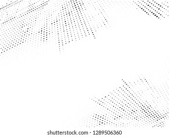 abstract geometric halftone background in different planes  