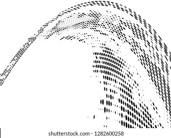 abstract geometric halftone background. intersection of the planes. curved space 