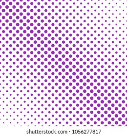 Abstract geometric halftone circle pattern background - vector illustration from dots