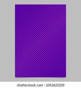 Abstract geometric halftone diagonal circle pattern background poster template design - vector flyer graphic