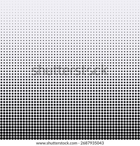 Abstract geometric halftone dot pattern seamless repetitive design background gradient effect
