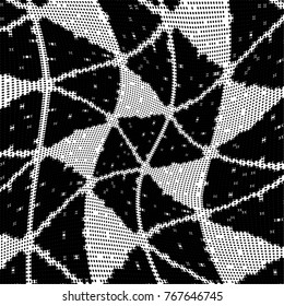 Abstract geometric halftone dots pattern texture background. Modern dotted template vector illustration for web design, covers, web sites, banners
