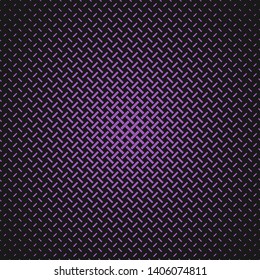 Abstract geometric halftone pattern background - vector graphic from short lines