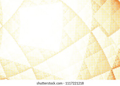 Abstract geometric halftone pattern design with triangles and squares