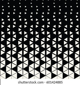 abstract geometric halftone triangle gradient pattern background