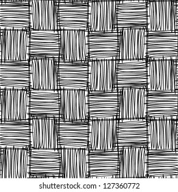 Abstract geometric hand drawn seamless pattern.