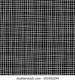 Abstract geometric hand drawn seamless pattern. 