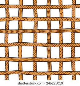 Abstract geometric hand drawn seamless pattern.