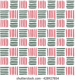 Abstract geometric hand drawn seamless pattern.