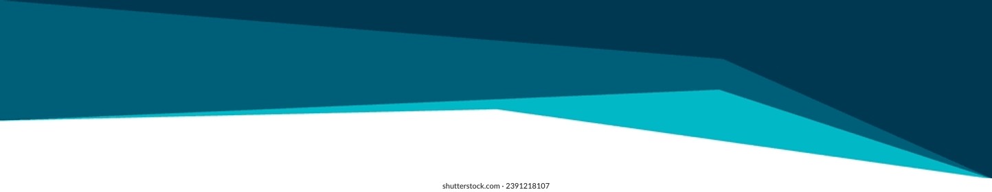 Borde de encabezado geométrico abstracto de fondo aislado