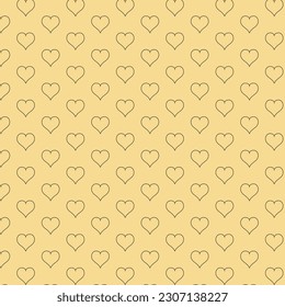 abstract geometric heart stroke pattern art.
