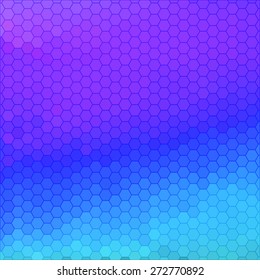 abstract geometric hexagon background