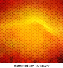 abstract geometric hexagon background