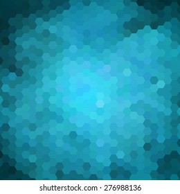 abstract geometric hexagon background