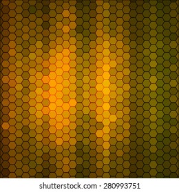 abstract geometric hexagon background