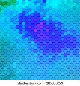 abstract geometric hexagon background