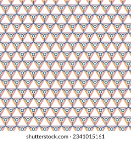 abstract geometric hexagon dot pattern vector perfect for background