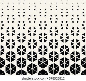 abstract geometric hexagon halftone gradient pattern background