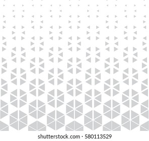 abstract geometric hexagon halftone gradient pattern background