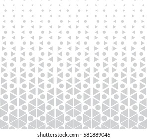 abstract geometric hexagon halftone gradient pattern background