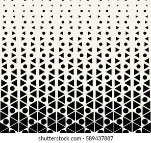 abstract geometric hexagon halftone gradient pattern background