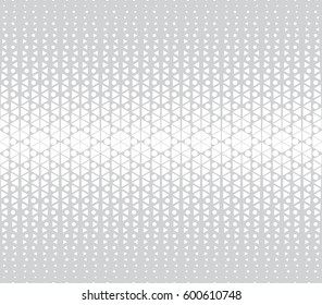 abstract geometric hexagon halftone gradient pattern background