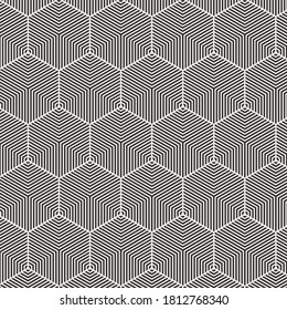 abstract geometric hexagon pattern. pattern background concept