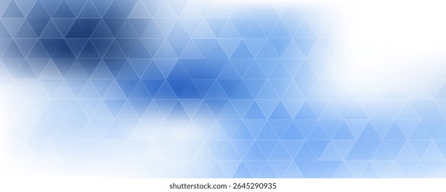 Abstract geometric hexagon pattern blue background, Creative design templates, Vector illustration