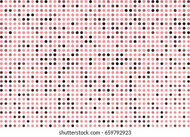 Abstract geometric hexagon pattern, colorful & artistic for graphic design, catalog, textile or texture printing & background. Style of mosaic or tile. Vector illustration graphic.