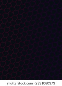 abstract geometric hexagon pattern for technology background posters, purple, red gradient color, gradiant