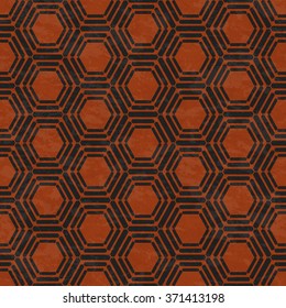 Abstract geometric hexagon pattern, textured seamless vector illustration, modern style