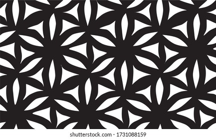 Abstract geometric hexagon pattern. Vector  background.