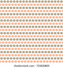 Abstract geometric hexagon seamless pattern