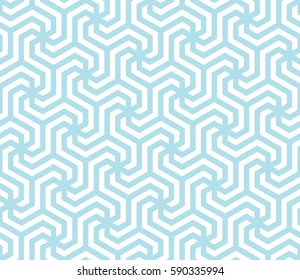 abstract geometric hexagon swirl graphic pattern print