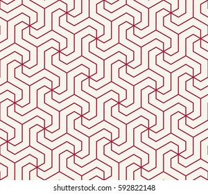 abstract geometric hexagon swirl graphic pattern print