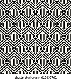 abstract geometric hexagon unique graphic pattern background