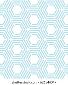 abstract geometric hexagon unique graphic pattern background