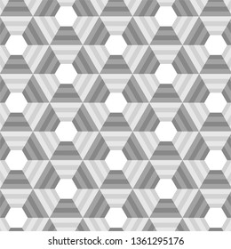 Abstract geometric hexagonal background.