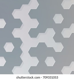 Abstract geometric hexagonal background design Eps 10 stock vector illustration 