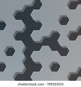 Abstract geometric hexagonal background design Eps 10 stock vector illustration 