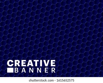 Abstract geometric hexagonal background. Grunge surface, 3d rendering