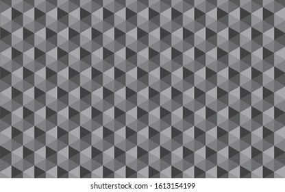 Abstract geometric hexagonal background vector illustration