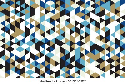 Abstract geometric hexagonal background vector illustration