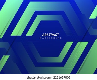 Abstract geometric hexagonal colorful design background