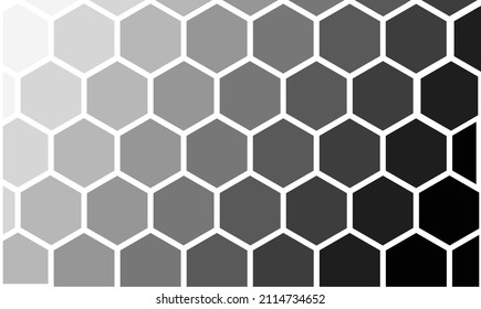 Abstract Geometric Hexagonal Honeycomb for Honey