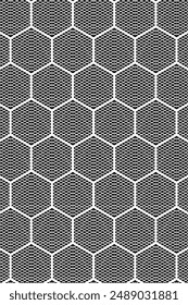 Abstract Geometric hexagonal Pattern Background